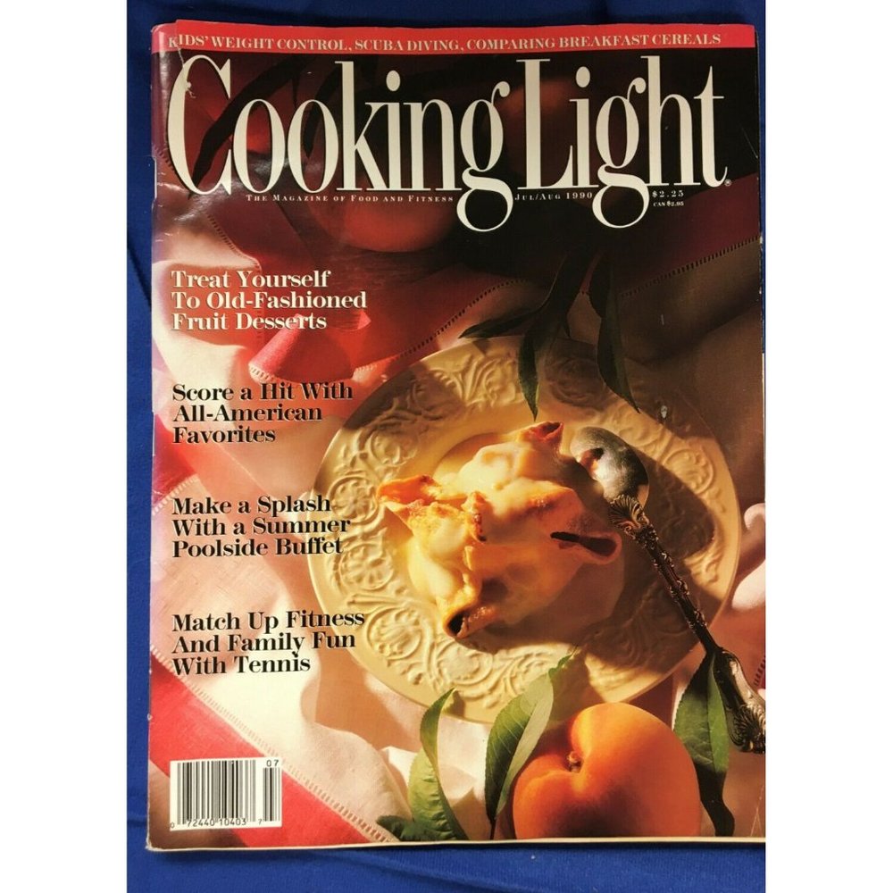 Southern Living Cooking Light Jul/Aug 1990 Vol 4/ Num 4 114 pages